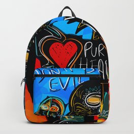 Don't be Evil Street Art Graffiti Backpack