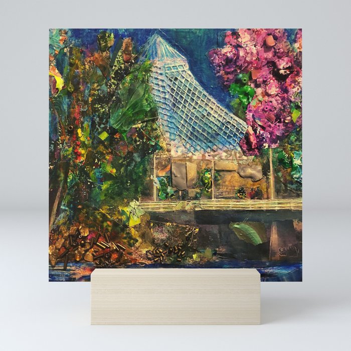 Lilac City 3: Pavilion, Riverfront Park Mini Art Print