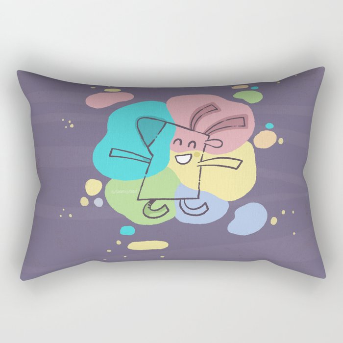 Color Dream Rectangular Pillow