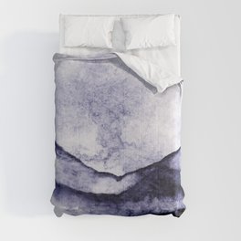 Purple Serene Mountains Comforter