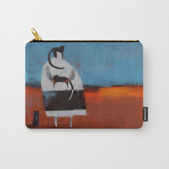 TINY BLACK SHOES Carry-All Pouch