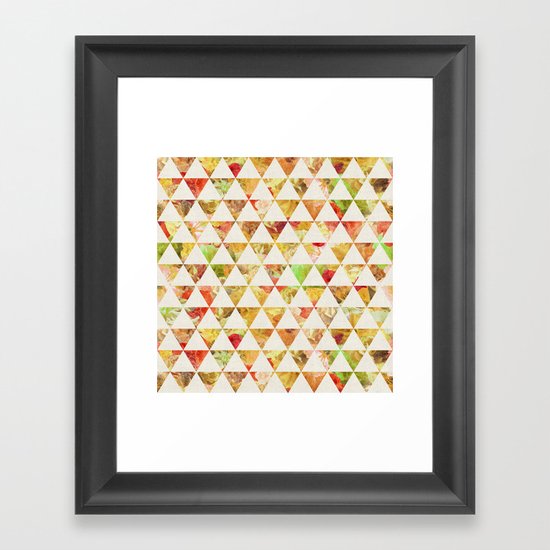 FLORAL FLOWWW SUN Framed Art Print