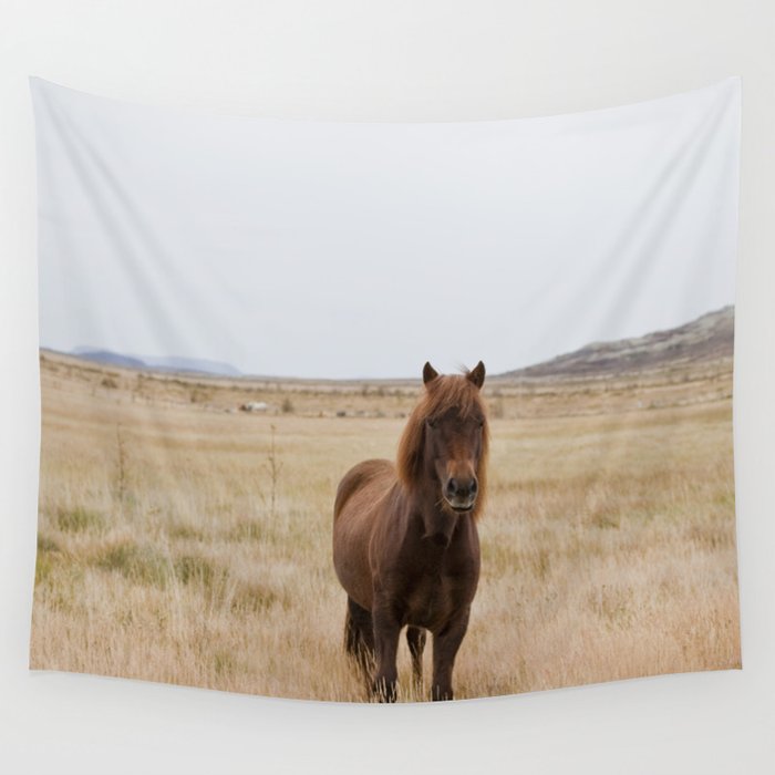 Icelandic Horse Wall Tapestry