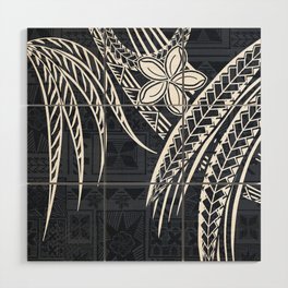 Hawaiian - Samoan - Polynesian Old Tribal Wood Wall Art | Tropical Prints, Tiare, Plumeria, Maori, Drawing, Hawaiian Tapa, Digital, Fijian, Island Decor, Hawaiian Drawings 