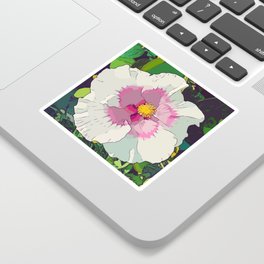 Hibiscus Delight  Sticker