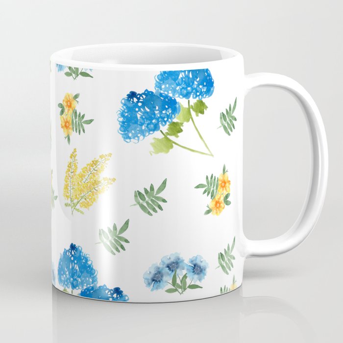 Hortensia pattern Coffee Mug