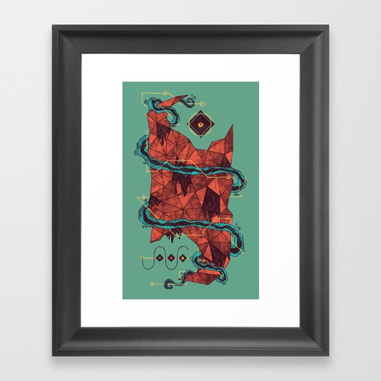 Framework Framed Art Print