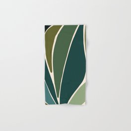 Evolve - Modern Abstract Print Hand & Bath Towel | Aliciabock, Leaf Print, Botanical, Abstractprint, Greenart, Modernart, Modernprint, Springdecor, Abstractdesign, Nature 