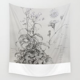Sow Thistle (Sonchus asper) Wall Tapestry