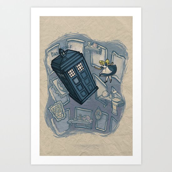 Falling Art Print