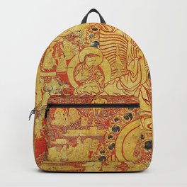 Hindu Teacher Atisha Thangka 1600s Backpack