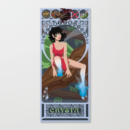 Crysta Nouveau - Fern Gully Canvas Print