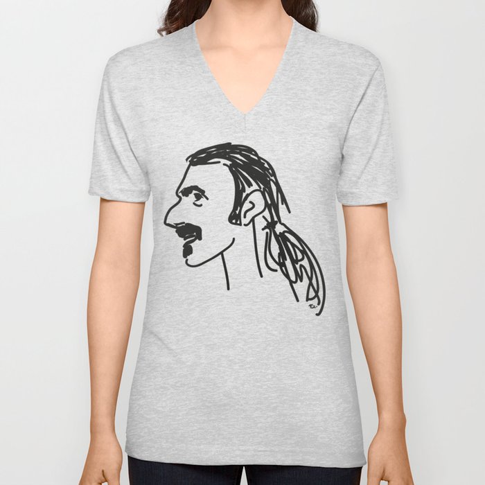 Frank Zappa V Neck T Shirt