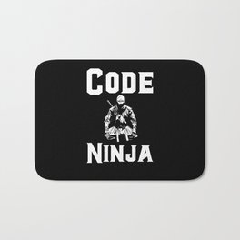 Code Ninja Nerd Coding Programmer Software Bath Mat | Software Engineer, Nerd, Debugging, Geek, Debug Programs, Hacker, Hello World, Programing, Graphicdesign, Programmer Salary 