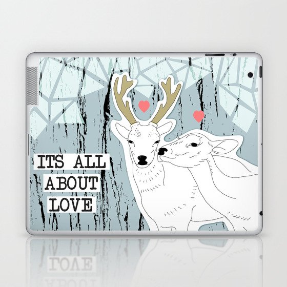 Its all about LOVE Laptop & iPad Skin