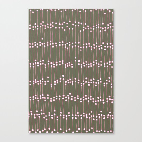 Long Dots Canvas Print