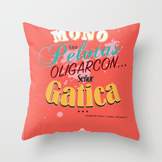 Argentina Cinema Throw Pillow