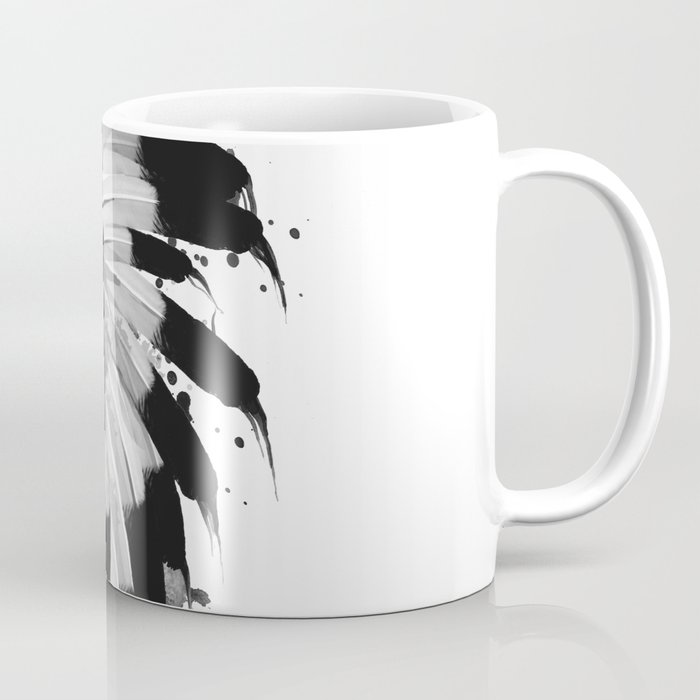 black and white headdress Coffee Mug