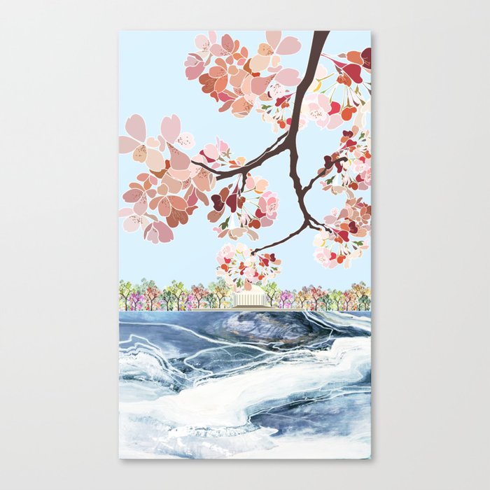 Sakura in DC Canvas Print