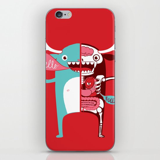 All monsters are the same! iPhone & iPod Skin