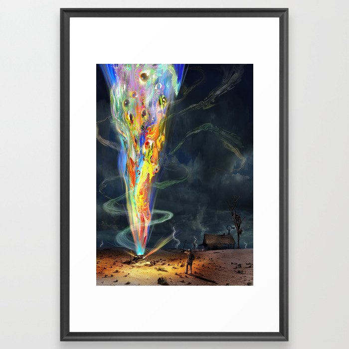 H.P. Lovecraft The Colour Out of Space Framed Art Print