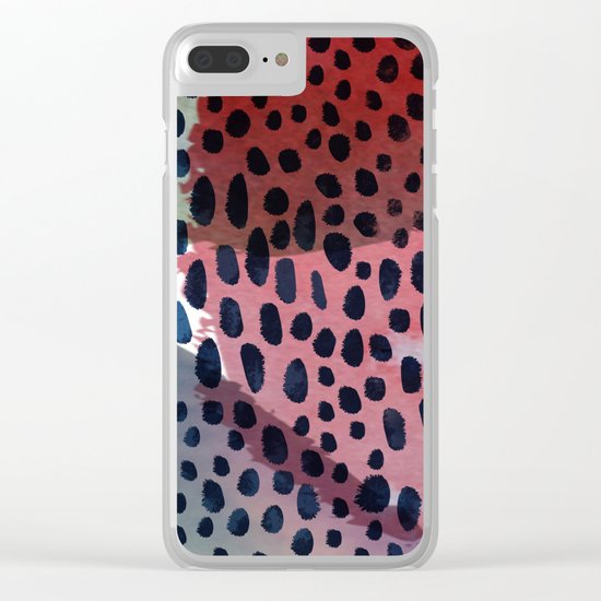 Spots & Dots Clear iPhone Case