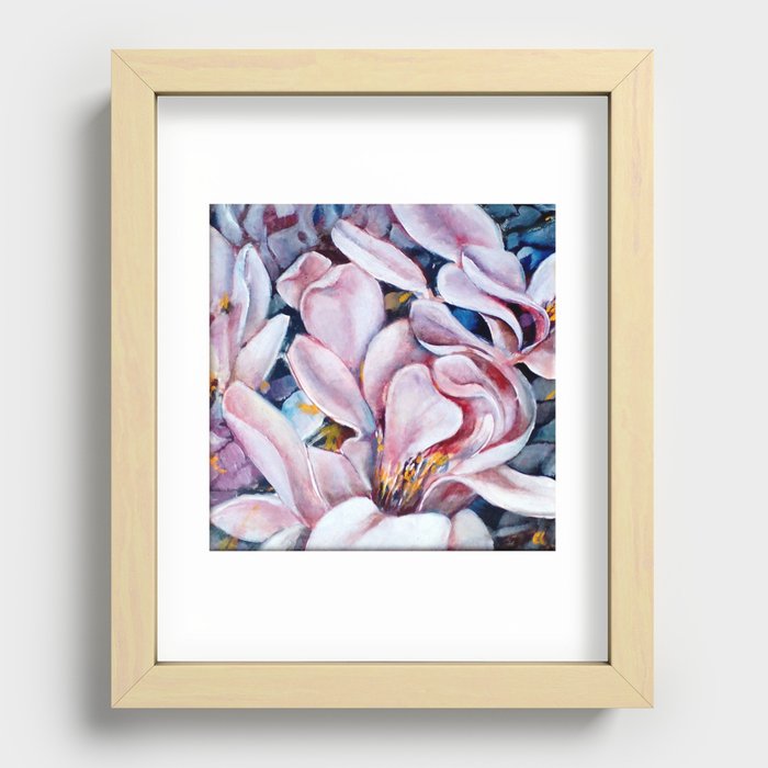 magnolia Recessed Framed Print