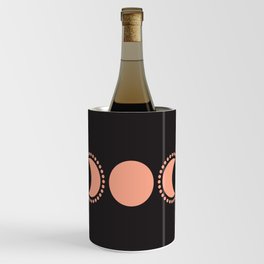 Moon phases on a dark night Wine Chiller