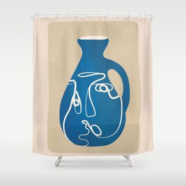 Abstract Vase 11 Shower Curtain