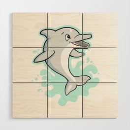 dolphin  Wood Wall Art