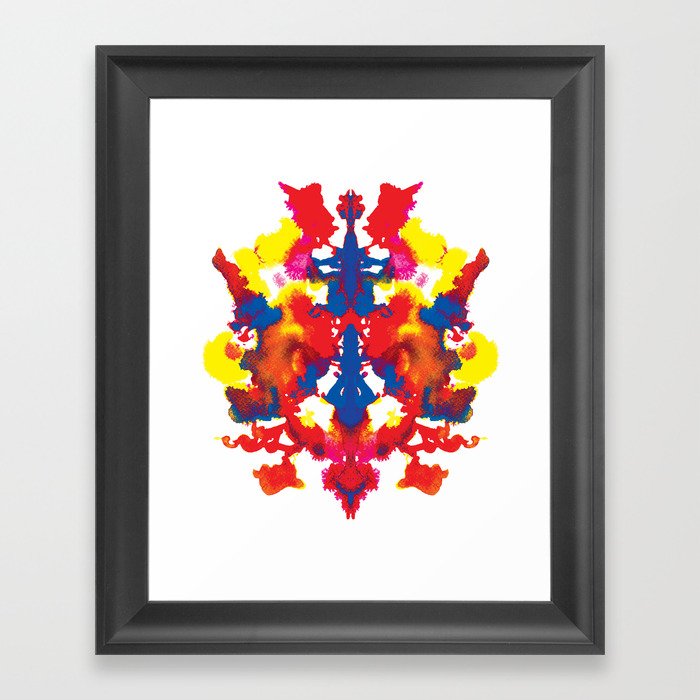 Abstract colorful pattern Framed Art Print