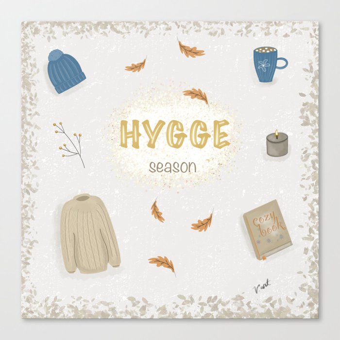 Hygge season Canvas Print