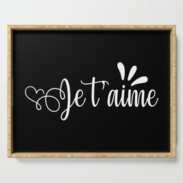Je t'aime Serving Tray