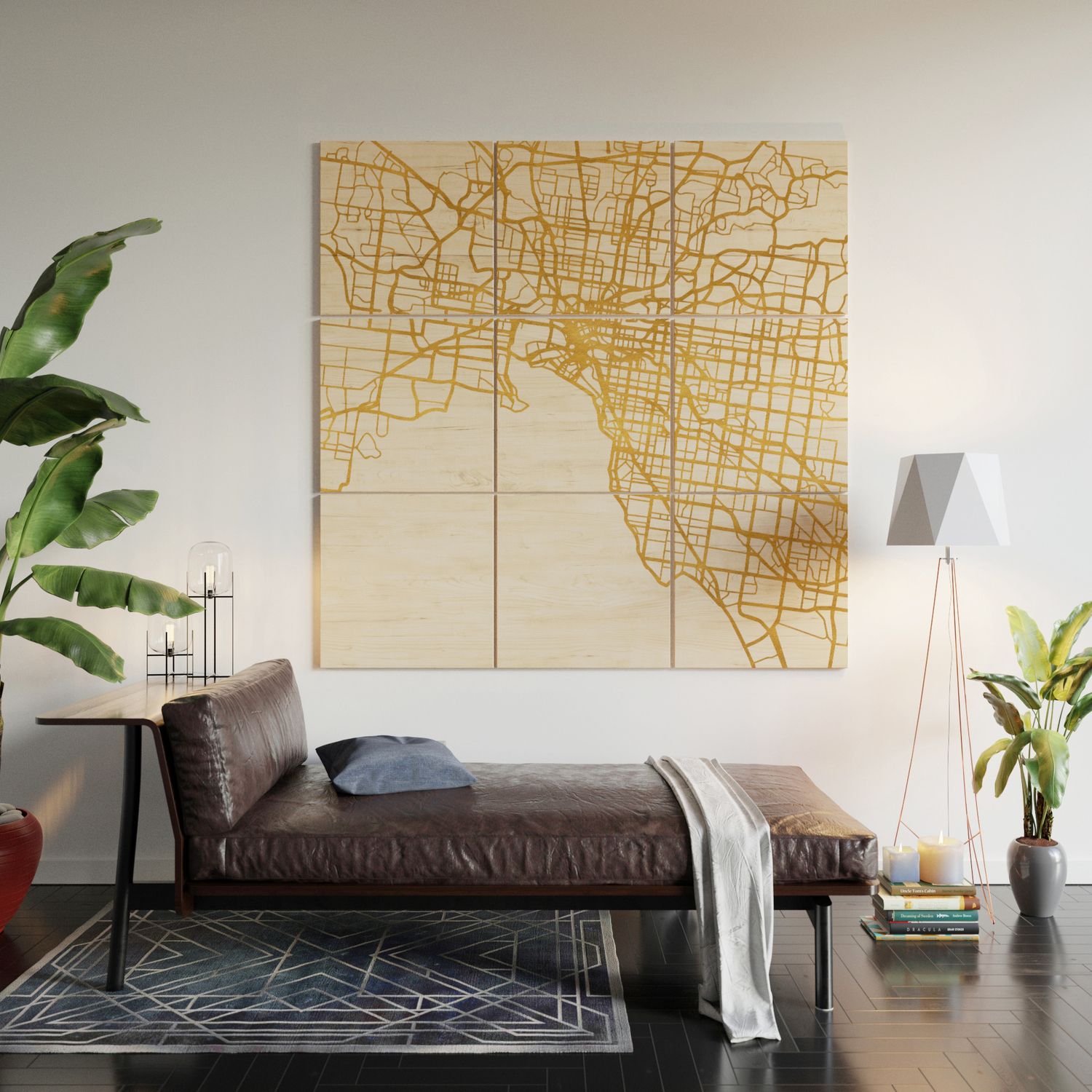 Melbourne Australia City Street Map Art Wood Wall Art By Deificusart Society6