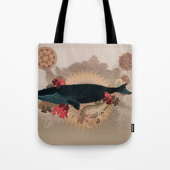 The Flying Whale Tote Bag