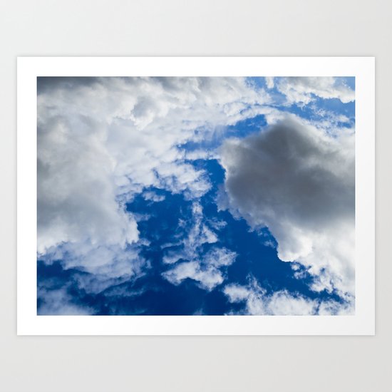Clouds From Space Art Print