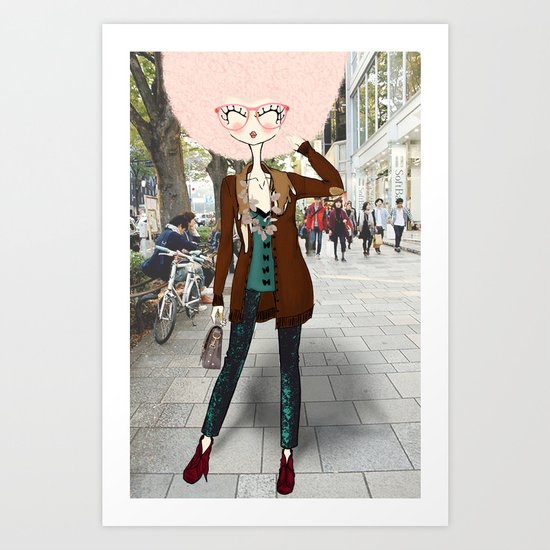 Gitta x. Art Print