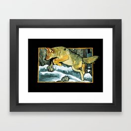 Coyote Framed Art Print
