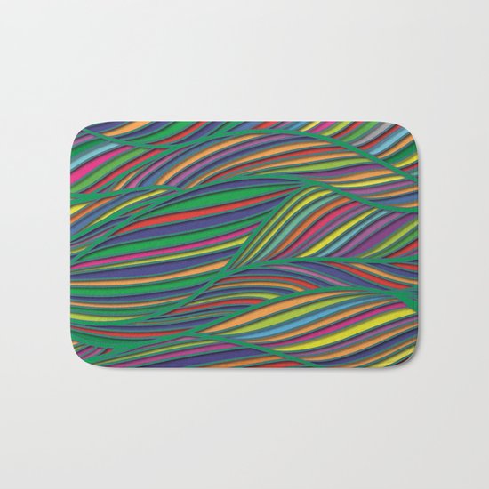 Flowing Lines Bath Mat