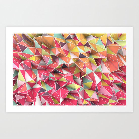Kaos Fashion Art Print