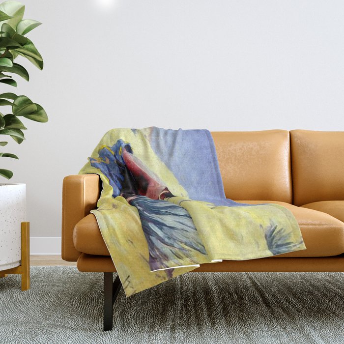 Western Art “Peyote Buds” Throw Blanket