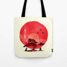 Duel under the sun Tote Bag