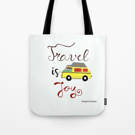 Travel is joy Tote Bag