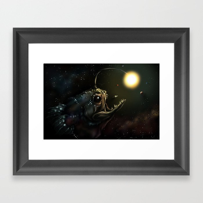 You Never Know What's Out There... Framed Art Print