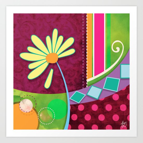 Daisy Art Print