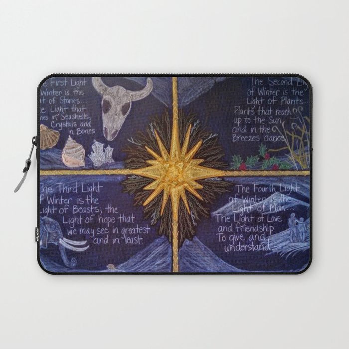 The Four Lights of Winter Laptop Sleeve
