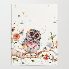 Yep, Cute Is My Middle Name (Owl) Poster