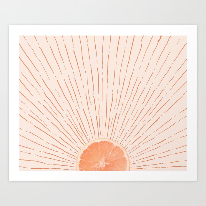 #05#Lemon sunshine Art Print