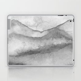 Soft Grey Mountain Range Laptop Skin