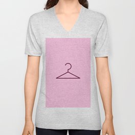 Keep abortion free 4 - with hanger V Neck T Shirt